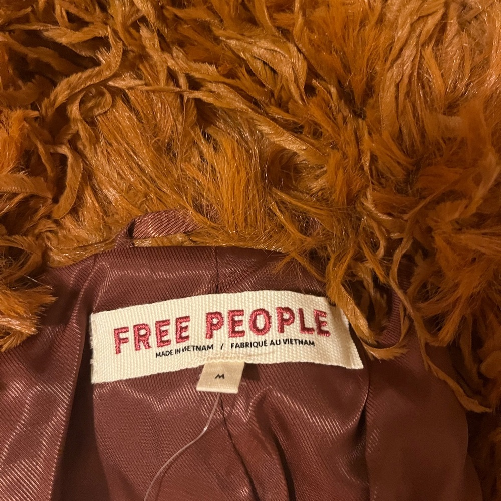 Free People Tan Teddy Jacket - Picture 3 of 5